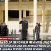 Irwasda Polda Bengkulu memimpin upacara Hari Lahir Pancasila 2026 di Lapangan Anton Soedjarwo bersama jajaran personel Polda Bengkulu.
