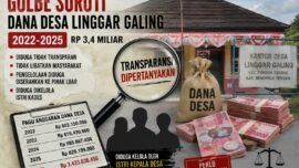 Tim GOLBE menyoroti pengelolaan Dana Desa Linggar Galing Bengkulu Tengah periode 2022-2025.